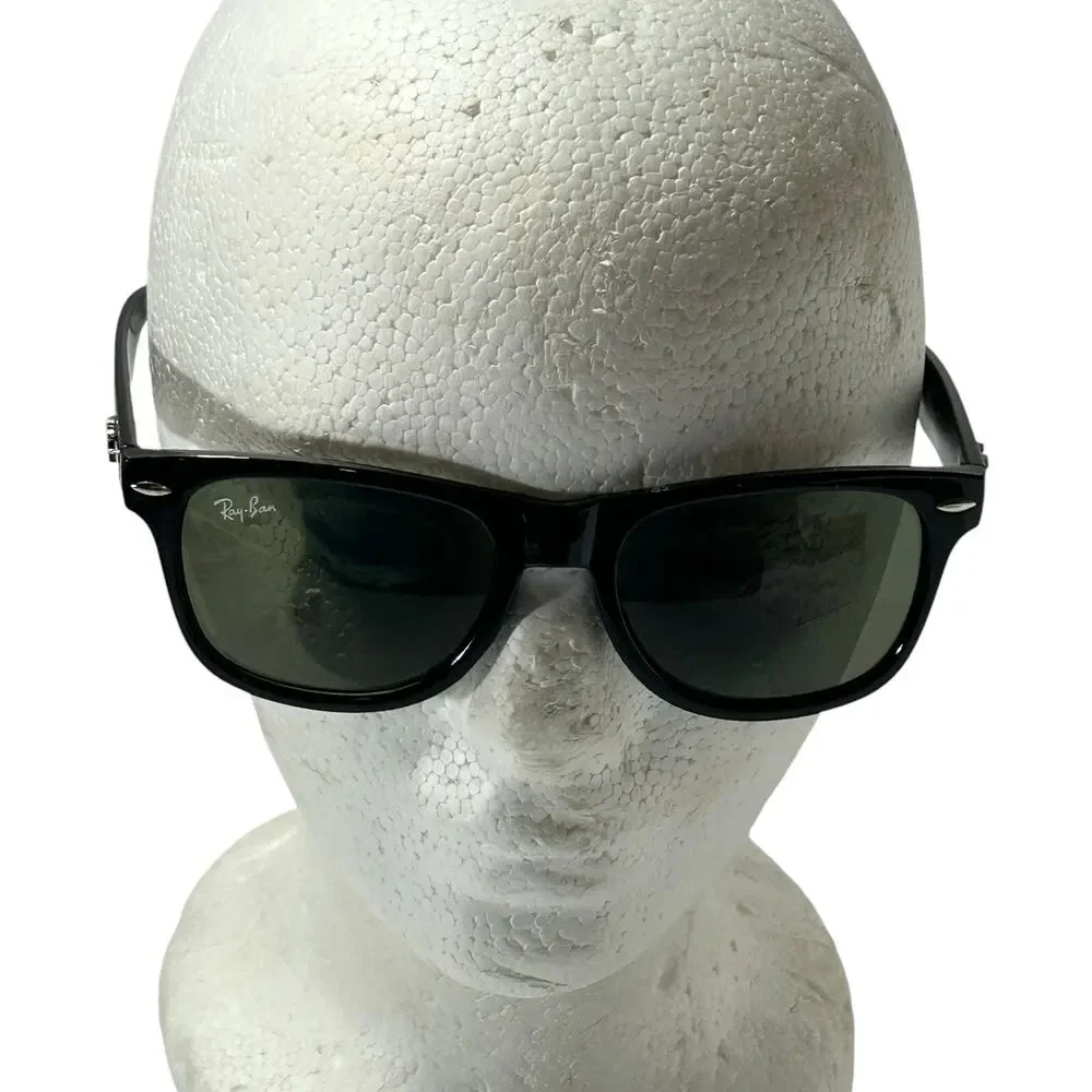 Ray-Ban RB2132 New Wayfarer Classic Sunglasses Black Frame Made in Italy